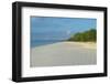 White sand beach at sunset, Ouvea, Loyalty Islands, New Caledonia, Pacific-Michael Runkel-Framed Photographic Print