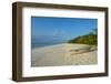 White sand beach at sunset, Ouvea, Loyalty Islands, New Caledonia, Pacific-Michael Runkel-Framed Photographic Print