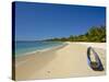 White Sand Beach at the Ile Aux Nates (Nosy Nata), Near Ile Sainte Marie, Madagascar, Indian Ocean-null-Stretched Canvas