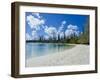 White Sand Beach, Bay de Kanumera, Ile Des Pins, New Caledonia, Melanesia, South Pacific, Pacific-Michael Runkel-Framed Photographic Print