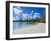 White Sand Beach, Bay de Kanumera, Ile Des Pins, New Caledonia, Melanesia, South Pacific, Pacific-Michael Runkel-Framed Photographic Print