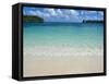 White Sand Beach, Bay de Kanumera, Ile Des Pins, New Caledonia, Melanesia, South Pacific, Pacific-Michael Runkel-Framed Stretched Canvas