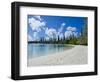 White Sand Beach, Bay de Kanumera, Ile Des Pins, New Caledonia, Melanesia, South Pacific, Pacific-Michael Runkel-Framed Photographic Print