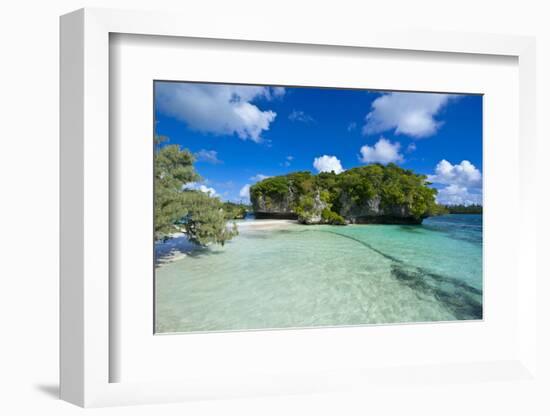 White Sand Beach, Bay De Kanumera, Ile Des Pins, New Caledonia, Melanesia, South Pacific-Michael Runkel-Framed Photographic Print