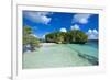 White Sand Beach, Bay De Kanumera, Ile Des Pins, New Caledonia, Melanesia, South Pacific-Michael Runkel-Framed Photographic Print