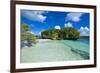 White Sand Beach, Bay De Kanumera, Ile Des Pins, New Caledonia, Melanesia, South Pacific-Michael Runkel-Framed Photographic Print