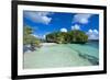 White Sand Beach, Bay De Kanumera, Ile Des Pins, New Caledonia, Melanesia, South Pacific-Michael Runkel-Framed Photographic Print