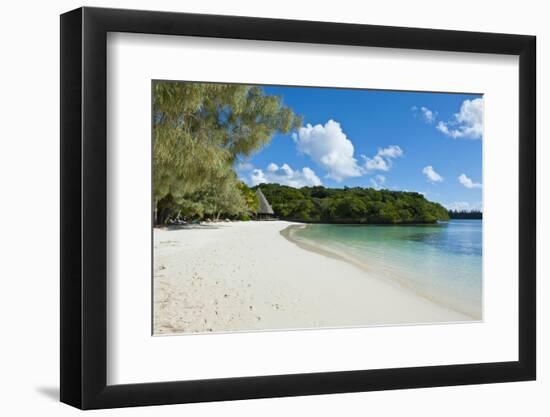 White Sand Beach, Bay De Kanumera, Ile Des Pins, New Caledonia, Melanesia, South Pacific-Michael Runkel-Framed Photographic Print