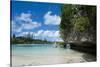 White Sand Beach, Bay De Kanumera, Ile Des Pins, New Caledonia, South Pacific-Michael Runkel-Stretched Canvas