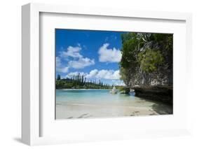 White Sand Beach, Bay De Kanumera, Ile Des Pins, New Caledonia, South Pacific-Michael Runkel-Framed Photographic Print