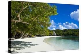 White Sand Beach, Bay De Kanumera, Ile Des Pins, New Caledonia, South Pacific-Michael Runkel-Stretched Canvas