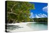 White Sand Beach, Bay De Kanumera, Ile Des Pins, New Caledonia, South Pacific-Michael Runkel-Stretched Canvas