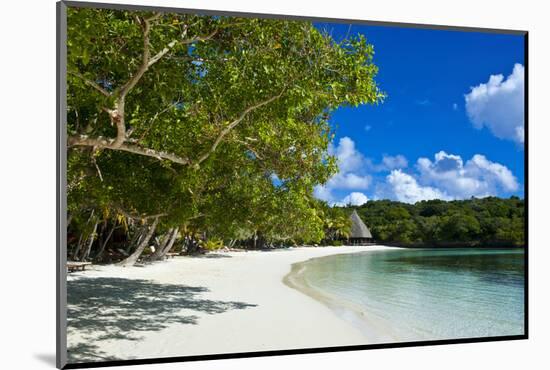 White Sand Beach, Bay De Kanumera, Ile Des Pins, New Caledonia, South Pacific-Michael Runkel-Mounted Photographic Print