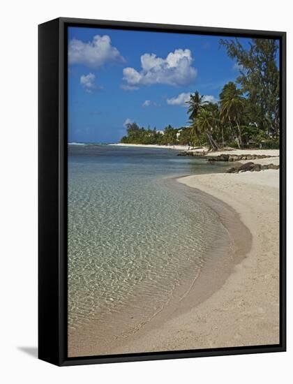 White Sand Beach, Bridgetown, Barbados, West Indies, Caribbean, Central America-Angelo Cavalli-Framed Stretched Canvas