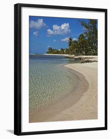 White Sand Beach, Bridgetown, Barbados, West Indies, Caribbean, Central America-Angelo Cavalli-Framed Photographic Print