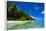 White Sand Beach in Turquoise Water in the Ant Atoll, Pohnpei, Micronesia-Michael Runkel-Framed Photographic Print