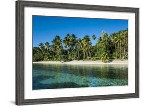 White Sand Beach, Nanuya Lailai Island, Blue Lagoon, Yasawa, Fiji, South Pacific-Michael Runkel-Framed Photographic Print