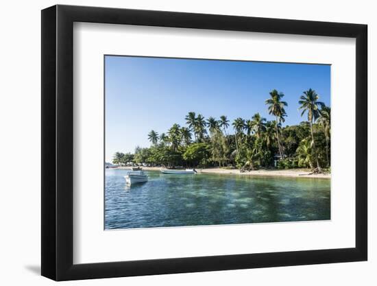 White Sand Beach, Nanuya Lailai Island, the Blue Lagoon, Yasawas, Fiji, South Pacific, Pacific-Michael Runkel-Framed Photographic Print