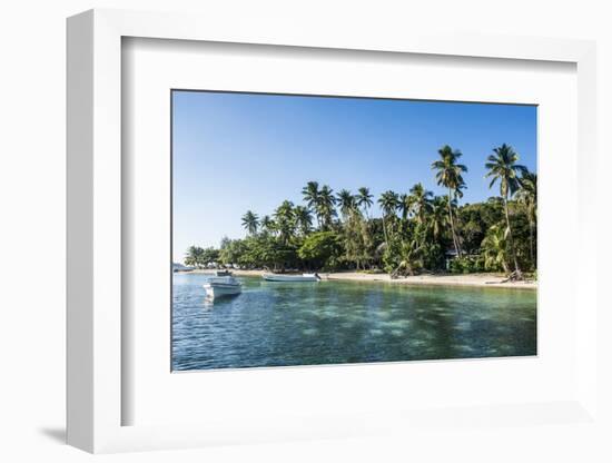 White Sand Beach, Nanuya Lailai Island, the Blue Lagoon, Yasawas, Fiji, South Pacific, Pacific-Michael Runkel-Framed Photographic Print