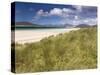 White Sand Beach of Seilebost, Isle of Harris, Outer Hebrides, Scotland, UK-Lee Frost-Stretched Canvas