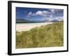 White Sand Beach of Seilebost, Isle of Harris, Outer Hebrides, Scotland, UK-Lee Frost-Framed Photographic Print