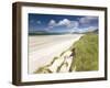 White Sand Beach of Seilebost, Isle of Harris, Outer Hebrides, Scotland, UK-Lee Frost-Framed Photographic Print