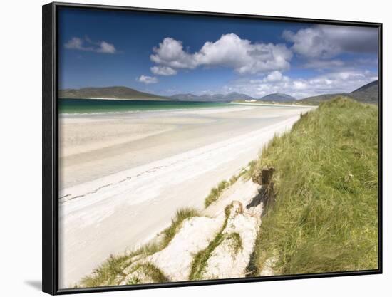 White Sand Beach of Seilebost, Isle of Harris, Outer Hebrides, Scotland, UK-Lee Frost-Framed Photographic Print