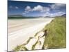 White Sand Beach of Seilebost, Isle of Harris, Outer Hebrides, Scotland, UK-Lee Frost-Mounted Photographic Print