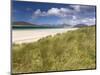 White Sand Beach of Seilebost, Isle of Harris, Outer Hebrides, Scotland, UK-Lee Frost-Mounted Photographic Print