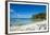 White sand beach on the north coast of Efate, Vanuatu, Pacific-Michael Runkel-Framed Photographic Print