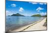 White sand beach on Yanuya Island, Mamanuca Islands, Fiji, South Pacific-Michael Runkel-Mounted Photographic Print