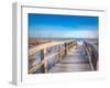 White Sand Beach Pensacola Boardwalk-Joshua Whitcomb-Framed Photographic Print