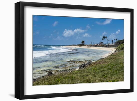 White sand beach, San Andres, Caribbean Sea, Colombia, South America-Michael Runkel-Framed Photographic Print