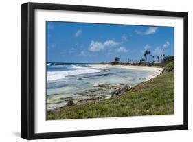 White sand beach, San Andres, Caribbean Sea, Colombia, South America-Michael Runkel-Framed Photographic Print