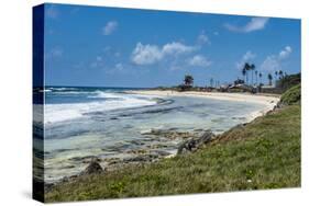 White sand beach, San Andres, Caribbean Sea, Colombia, South America-Michael Runkel-Stretched Canvas