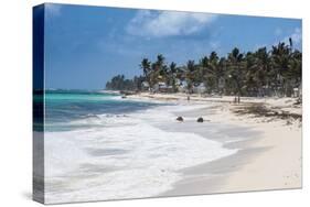 White sand beach, San Andres, Caribbean Sea, Colombia, South America-Michael Runkel-Stretched Canvas