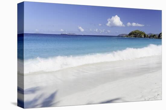 White Sand beach, St John, USVI-George Oze-Stretched Canvas