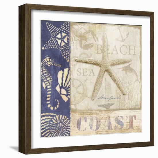 White Sand Blue Sea I-Veronique-Framed Giclee Print