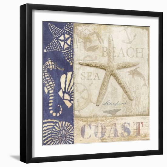 White Sand Blue Sea I-Veronique-Framed Giclee Print