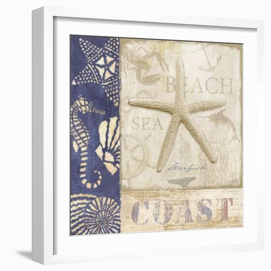 White Sand Blue Sea I-Veronique-Framed Giclee Print