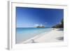 White Sand Caribbean Beach-George Oze-Framed Photographic Print