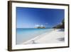 White Sand Caribbean Beach-George Oze-Framed Photographic Print