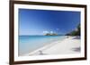 White Sand Caribbean Beach-George Oze-Framed Photographic Print