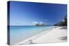 White Sand Caribbean Beach-George Oze-Stretched Canvas