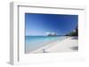 White Sand Caribbean Beach-George Oze-Framed Photographic Print