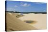 White Sand Dunes and Preguica River at Lencois Maranheinses National Park, Brazil-Guido Cozzi-Stretched Canvas