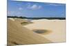 White Sand Dunes and Preguica River at Lencois Maranheinses National Park, Brazil-Guido Cozzi-Mounted Photographic Print