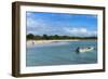 White Sand in the Gravenor Bay in Barbuda-Michael Runkel-Framed Photographic Print