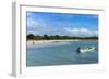 White Sand in the Gravenor Bay in Barbuda-Michael Runkel-Framed Photographic Print