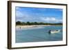 White Sand in the Gravenor Bay in Barbuda-Michael Runkel-Framed Photographic Print